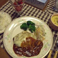 もぇちん's cooksnap of when they made ハンバーグのきのこデミソースかけ.