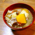 月見なっとう's cooksnap of when they made 味噌仕立て♡もちもち団子のだんご汁.