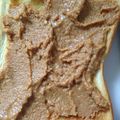 こたつねこくん's cooksnap of when they made パンにきな粉ハチミツ豆乳粉チーズペースト.