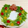 でゅるけむ's cooksnap of when they made クリスマスリース♡サラダ.