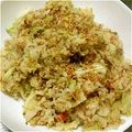 チョイコ's cooksnap of when they made しらすと明太子のキャベツチャーハン.