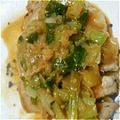 こまりっぺ's cooksnap of when they made 簡単♪豚ロース肉のネギ味噌バターソテー.