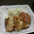 かずの挑戦's cooksnap of when they made 白菜の芯を使ったシャキシャキ鶏つくね♡.