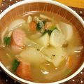 イニシヘ's cooksnap of when they made かぶとウインナーのスープ♪.