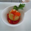 melmarilyn's cooksnap of when they made チビコロ新タマで★お皿に花が咲いたヨ！.