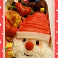 まゆこhouse's cooksnap of when they made クリスマス♪サンタさんのお弁当.