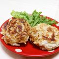 赤い電話's cooksnap of when they made つなぎなし！鶏むねでハンバーグ.