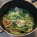 sararaママ's cooksnap of when they made もう一品！豚とみずなのハリハリ煮.