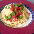 tamotan∞'s cooksnap of when they made めんつゆで和風！さっぱり冷製パスタ☆.