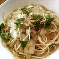げんきっす2's cooksnap of when they made 麺つゆで簡単和風パスタ.