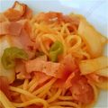 えりんこチャンス's cooksnap of when they made ベーコンと大切り玉ねぎの簡単ナポリタン.
