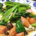 ぶたひーちゃん's cooksnap of when they made 小松菜ときのこの炒め煮.