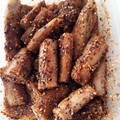 hakobetet's cooksnap of when they made ＊レンジで簡単*たたき牛蒡＊.