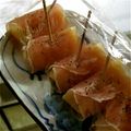 ちゃーん♪'s cooksnap of when they made 生ハム白桃巻き.