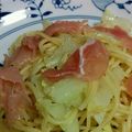 いなはな's cooksnap of when they made キャベツ☆生ハムパスタ♪.