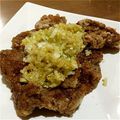 九州女。。。's cooksnap of when they made 刻み葱と牛もも肉の竜田揚げ。.