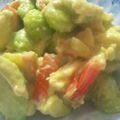 口側類's cooksnap of when they made アボカドとポテト＆カニかまサラダ♪.