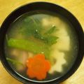 izawabee's cooksnap of when they made お正月のお餅＊お雑煮♪鶏・大根.