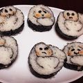 ☆Minagoe★'s cooksnap of when they made 簡単！雪だるま海苔巻き☆.