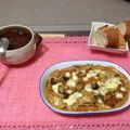 大河ラブ's cooksnap of when they made ごろごろかぼちゃの豆乳クリームグラタン♪.