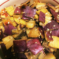 グランティラノス's cooksnap of when they made 超簡単...大学芋風 さつまいもの皮.