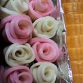 ひーーーこら's cooksnap of when they made 母の日娘が作ったバラかまぼこプレゼント.