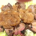 YoginiK's cooksnap of when they made さっぱりステーキ☆大根おろしソース☆.