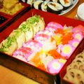 ma:9's cooksnap of when they made おせち料理ちらし寿司に☆紅白なますの薔薇.