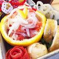 すみッコぐらし's cooksnap of when they made おせち料理ちらし寿司に☆紅白なますの薔薇.