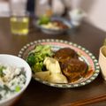 mineko55's cooksnap of when they made 雑誌に掲載された簡単煮込みハンバーグ.