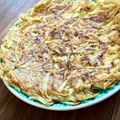 pali's cooksnap of when they made じゃがいもと千切りキャベツのチーズ焼き.