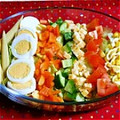 ななちゃんmama＊'s cooksnap of when they made わが家のコブサラダ☆簡単.