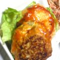 どんころ's cooksnap of when they made ★とろーりWチーズの鶏つくねハンバーグ★.