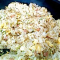 くまちゃん♪♪♪'s cooksnap of when they made いい香り♪簡単絶品♡焦がしネギたまご炒飯.