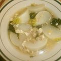 白いぐれーぷ's cooksnap of when they made かぶのトローリ◇ひき肉豆腐あんかけ.