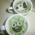 白いぐれーぷ's cooksnap of when they made 白玉アート♪ぷかぷかかえるさん編♪.