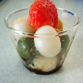 じゃんぷくん's cooksnap of when they made 【和風スイーツ】抹茶＆白玉の黒密きな粉♪.