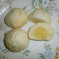 白いぐれーぷ's cooksnap of when they made さつま芋クリーム入り蒸しパン.