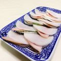 赤い電話's cooksnap of when they made ロースハムと梅肉の大根サンド.