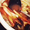 ChibiTechi's cooksnap of when they made ドルフィン風かに鍋.