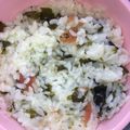 す1222's cooksnap of when they made 梅わかめの炊き込みご飯.