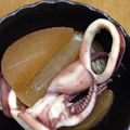 あき0304's cooksnap of when they made 大根とイカの煮物.