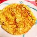 Tomolia's cooksnap of when they made じゃがいもと卵のガレット.