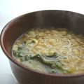doiko's cooksnap of when they made 揚げ玉入り☆お味噌汁.