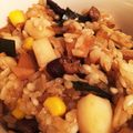anglophile's cooksnap of when they made きのこたっぷり♪おこわ.