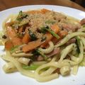 さとぐまさん's cooksnap of when they made 白だしで簡単味付け！焼きうどん.