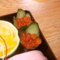 narimimama's cooksnap of when they made ☆お刺身が映える！胡瓜の飾り切り①☆.