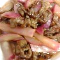 kazukyua's cooksnap of when they made 簡単♪子供大人気★金のとろとろ大根ロース.
