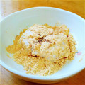 しじみごはん's cooksnap of when they made 簡単３ステップ★焼き餅のきな粉おはぎ風.