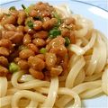 nkt50's cooksnap of when they made 納豆うどん.